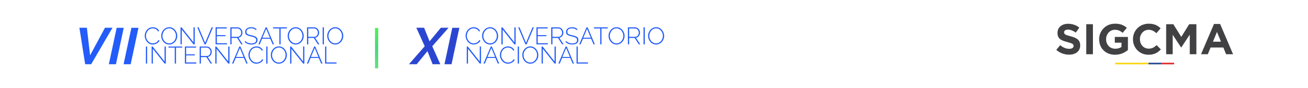 VII Conversatorio Internacional y XI Nacional del SIGCMA